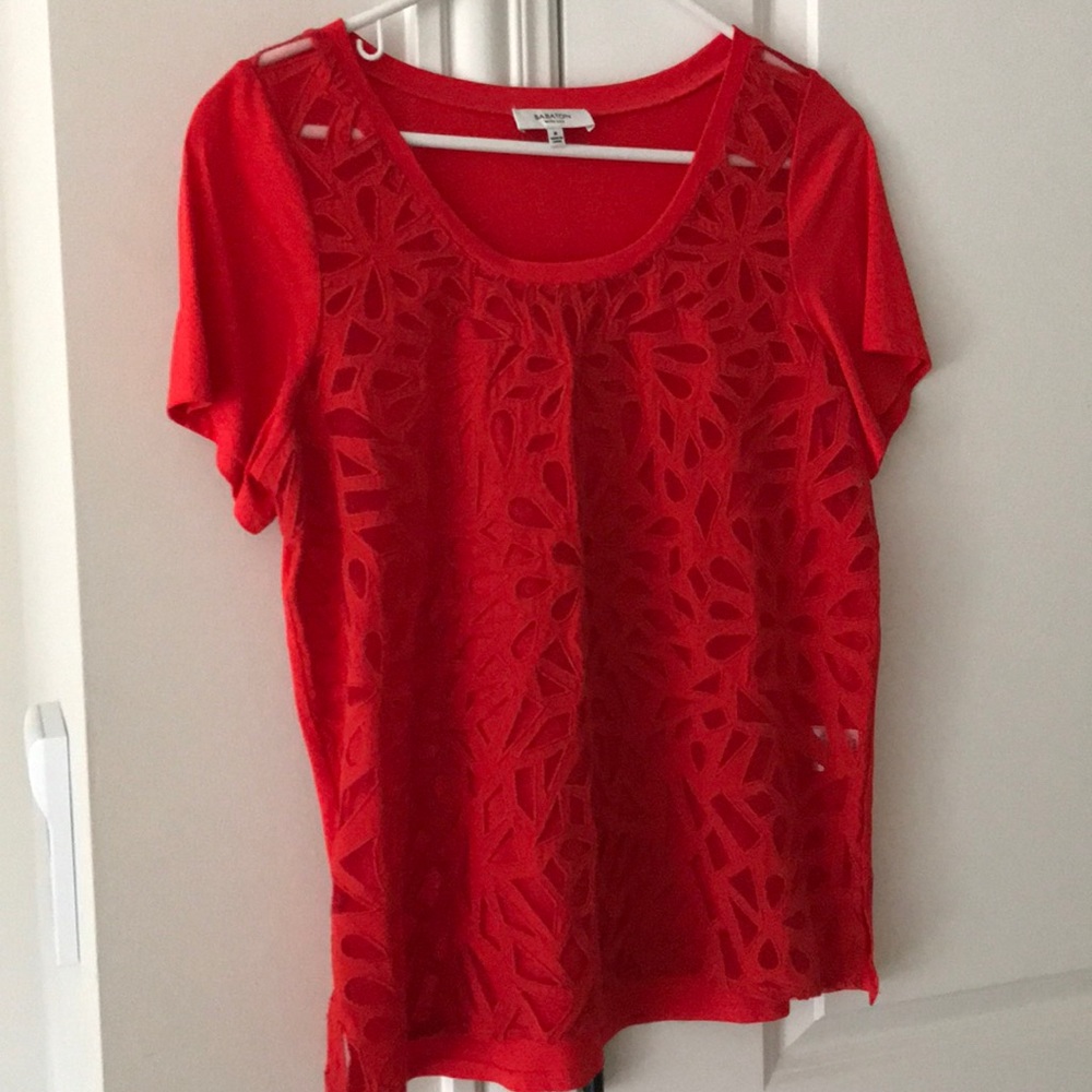 Barbaton by Aritzia Red Blouse M